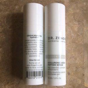 New Dr. Zenovia hyaluronic acid + peptide serum duo